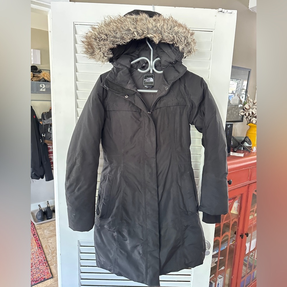The North Face Black Ski & Snow Jacket with Fur Hood